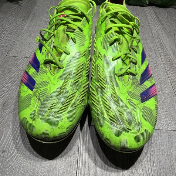 Adidas Predator Elite FG Green Pink Black GRINCH Men\'s Soccer Cleats Size 10.5 main image 7